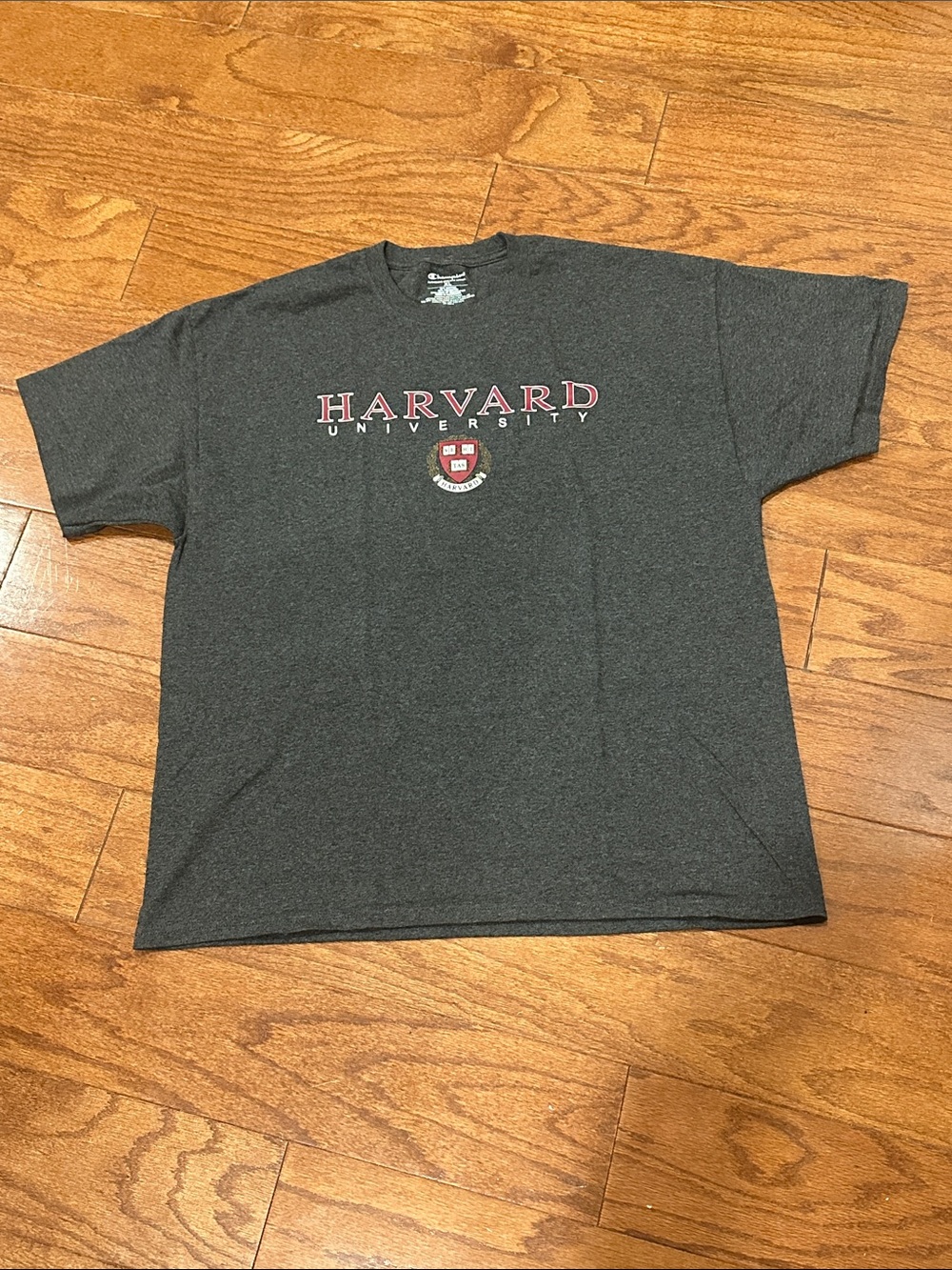 Champion dark Gray Harvard Short-Sleeve Crewneck Tee